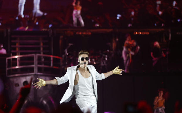 Justin Bieber on tour